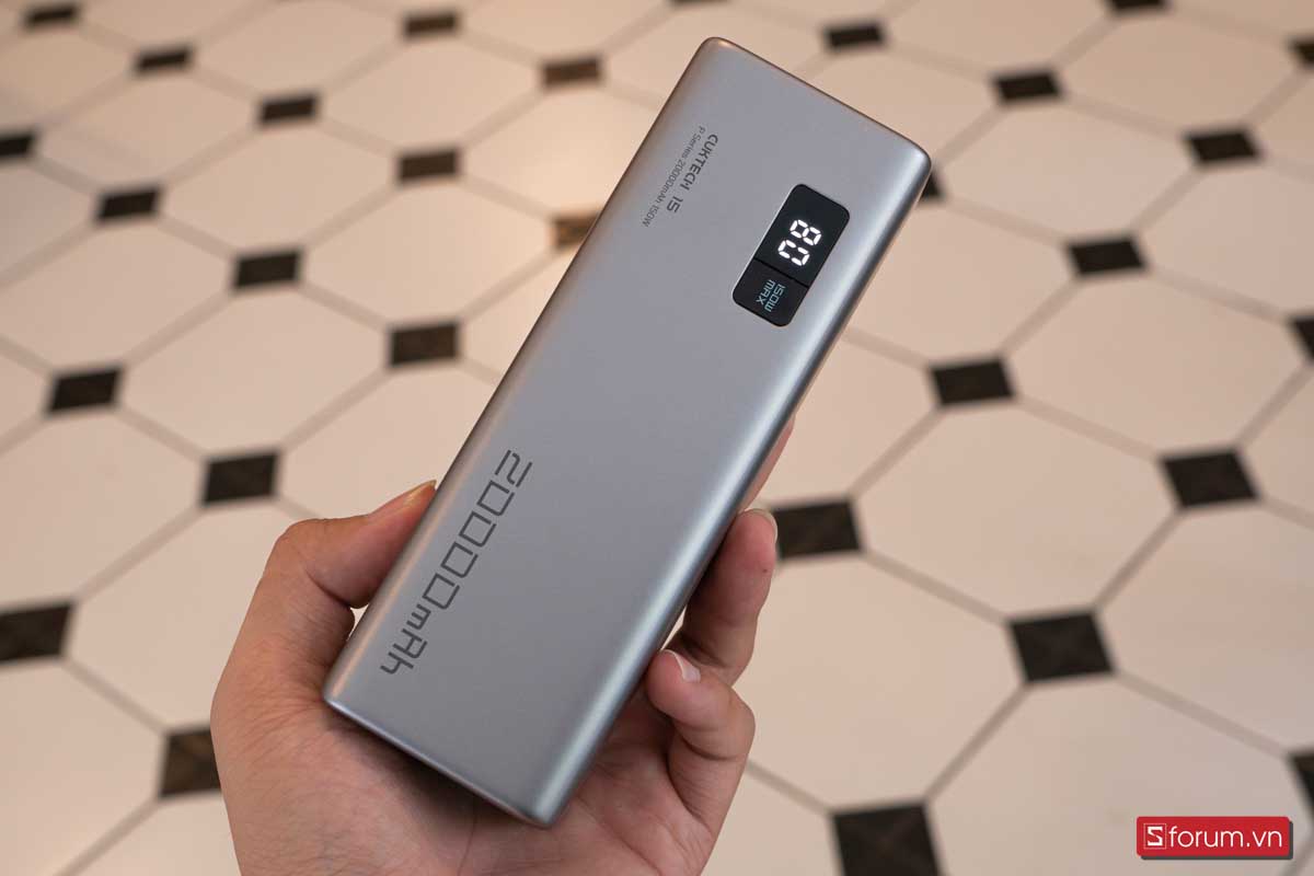 Trên tay pin dự phòng Cuktech 15: Dung lượng siêu khủng 20,000mAh, công suất sạc 150W, dùng được cho laptop