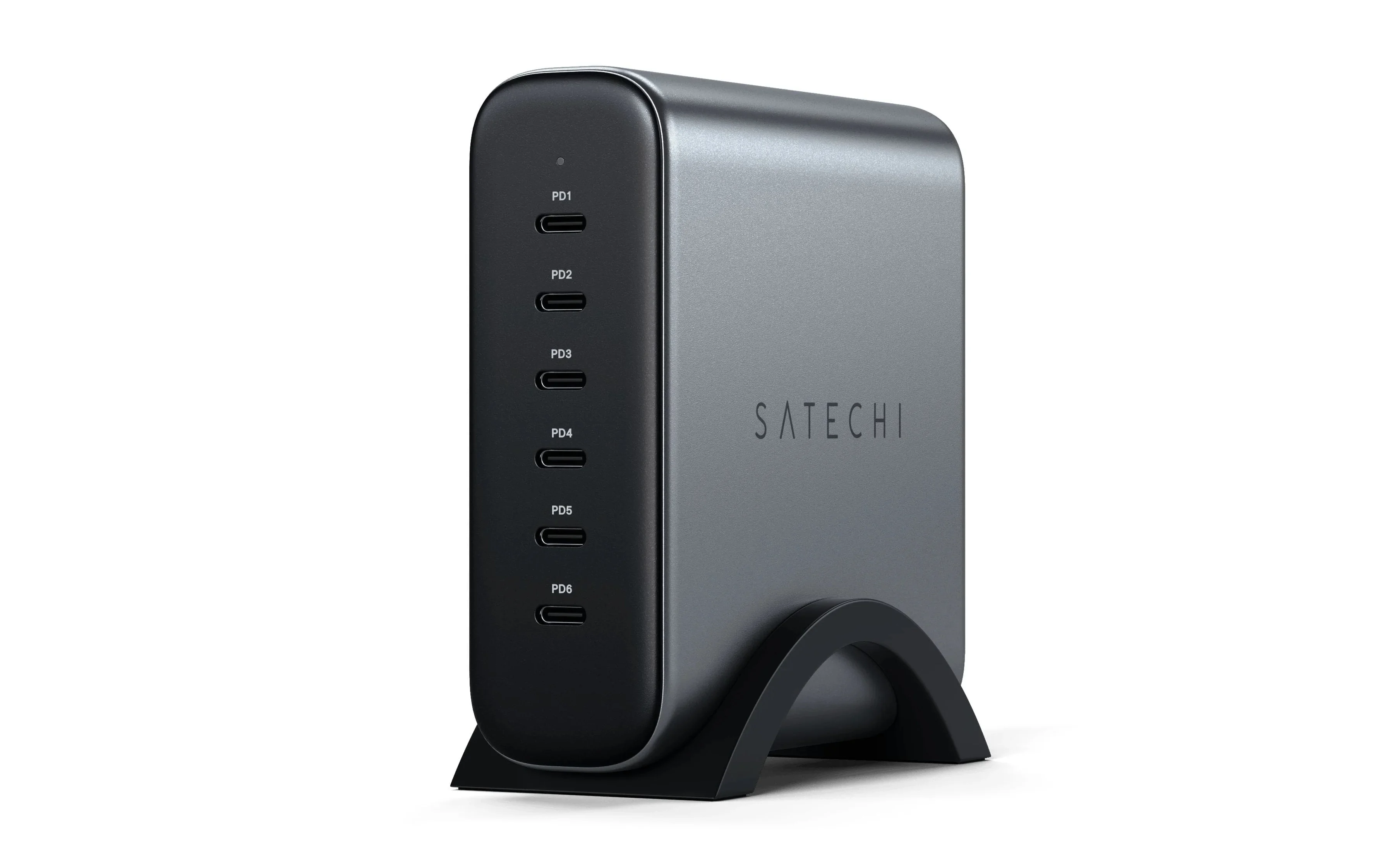 Tên tay siêu sạc Satechi 200W với 6 cổng USB-C mới nhất 2024