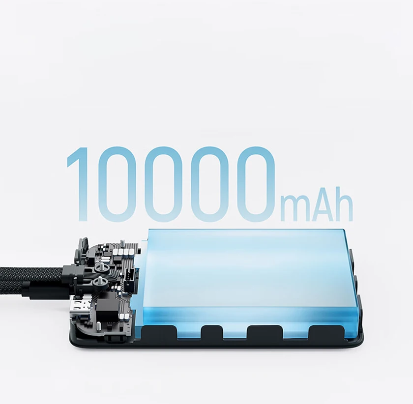 Sạc dự phòng không dây Cuktech 10.000mAh Hít từ tính + Tích hợp cáp Type C - WPB100L - Cuktech Việt Nam