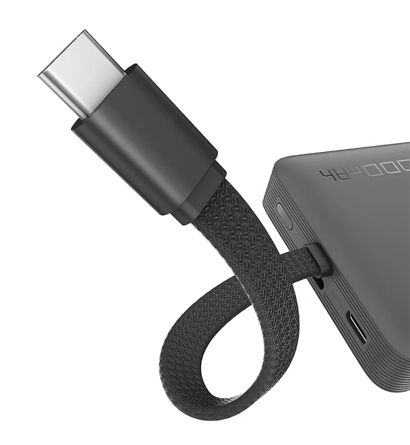 Sạc dự phòng không dây Cuktech 10.000mAh Hít từ tính + Tích hợp cáp Type C - WPB100L - Cuktech Việt Nam