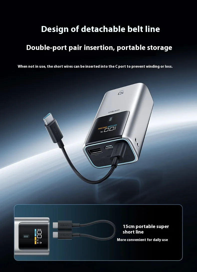 Pin dự phòng Cuktech No.10 Mini Power Bank 10.000mAh 55W PD/PPS/QC/Mi Turbro – PB1055