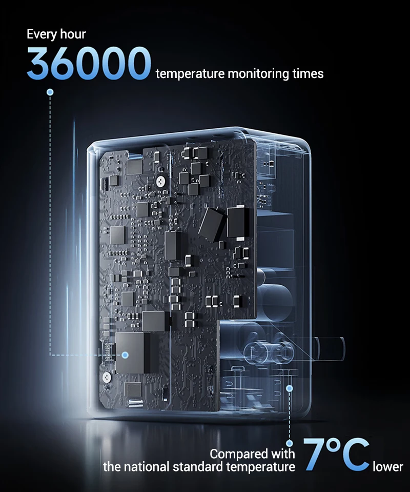 Pin dự phòng 2in1 Cuktech 5.000mAh 67W kiêm bộ sạc AC nhỏ gọn - BA651