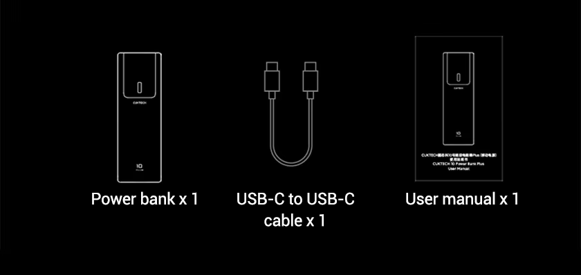 Pin dự phòng Cuktech No.10 Plus Power Bank 15.000mAh 150W PD3.0/PPS5A/QC/Mi Turbro 120W – PB150P