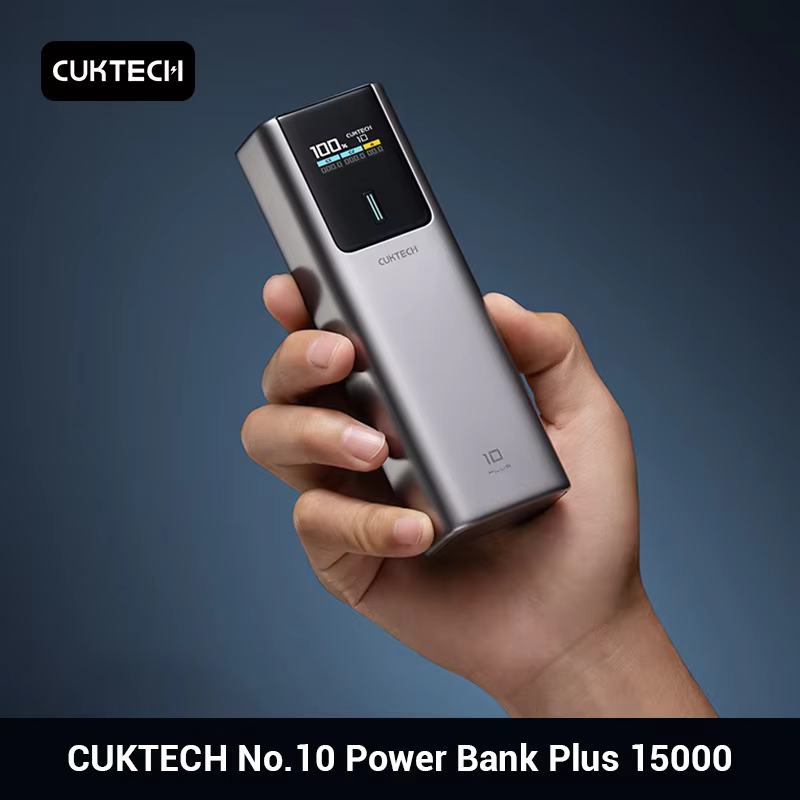 Pin dự phòng Cuktech No.10 Plus Power Bank 15.000mAh 150W PD3.0/PPS5A/QC/Mi Turbro 120W – PB150P