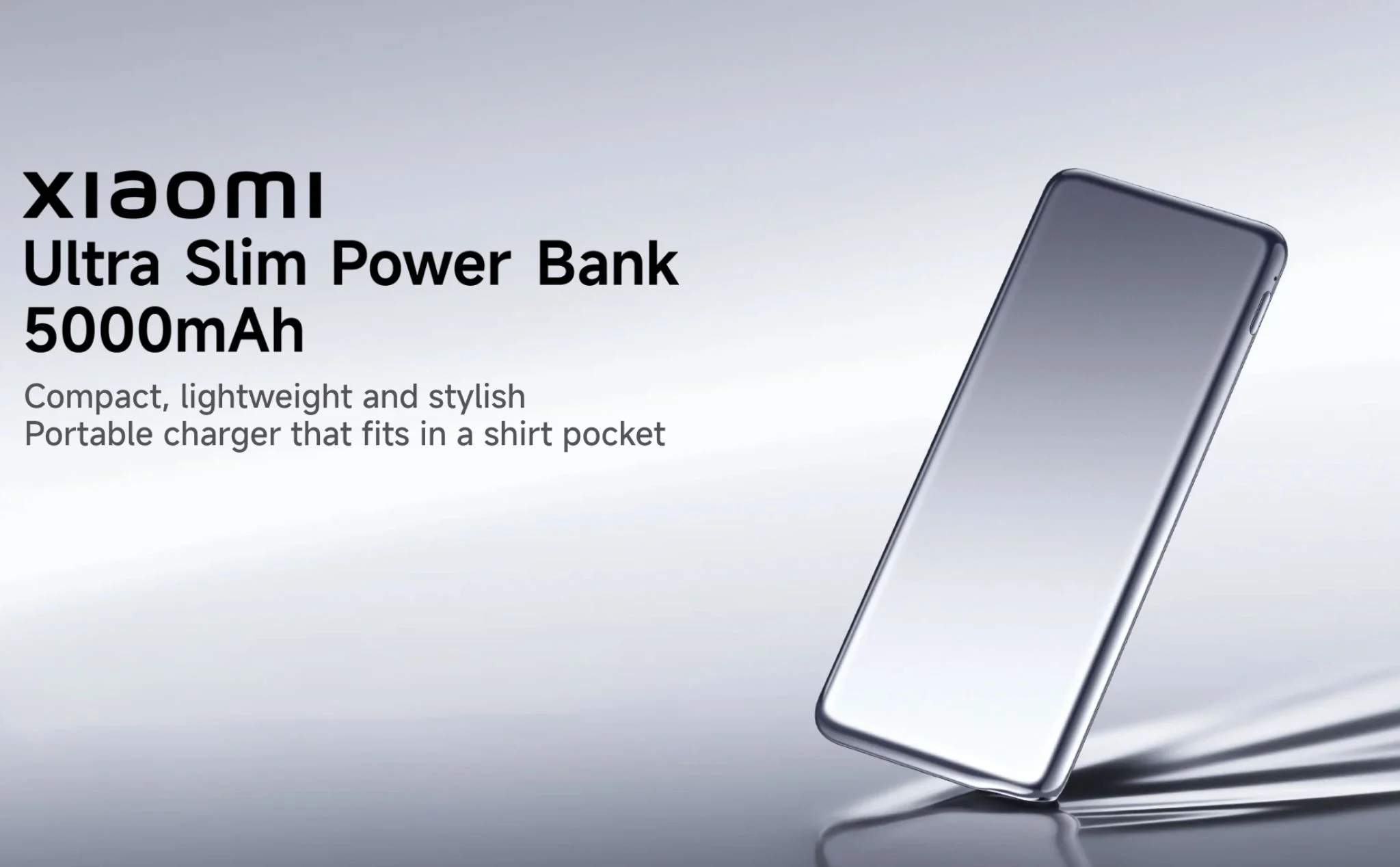 Xiaomi ra mắt pin dự phòng Ultra Slim Power Bank 5.000 mAhcó thiết kế đẹp, nhẹ 93 g, sạc nhanh 20W - Cuktech Việt Nam
