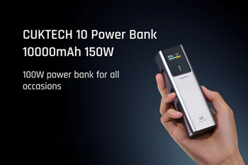Pin dự phòng Cuktech No.10 Power Bank 10.000mAh 150W PD3.0/PPS5A/QC/Mi Turbro 120W – PB100P