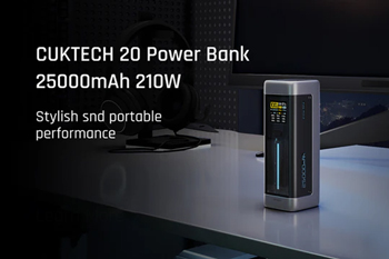 Pin dự phòng Cuktech 20 Power Bank 25.000mAh 210W PD3.1/PPS5A/QC/Mi Turbro 120W – P23