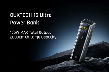 Pin dự phòng Cuktech 20.000mAh No.15 Power Bank Ultra 210W PD3.1/PPS2.0/Mi Turbro120W – PB200U